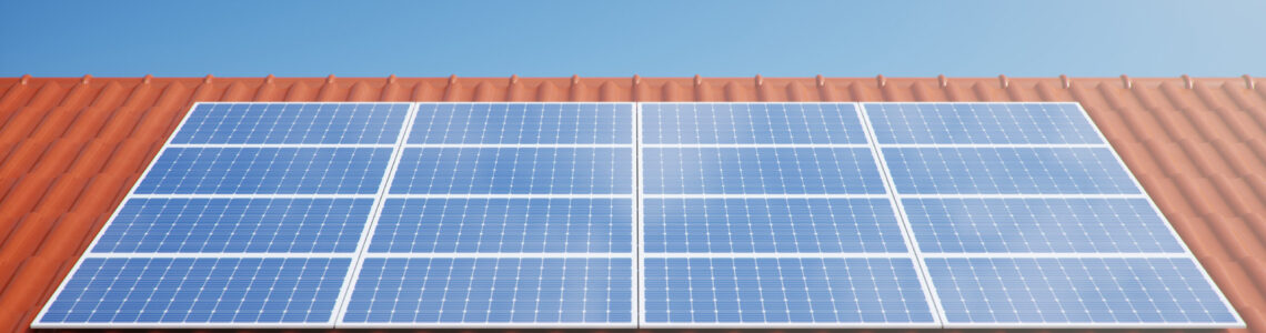 Rooftop solar panels
